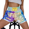 Space Muay Thai Shorts (Rainbow)