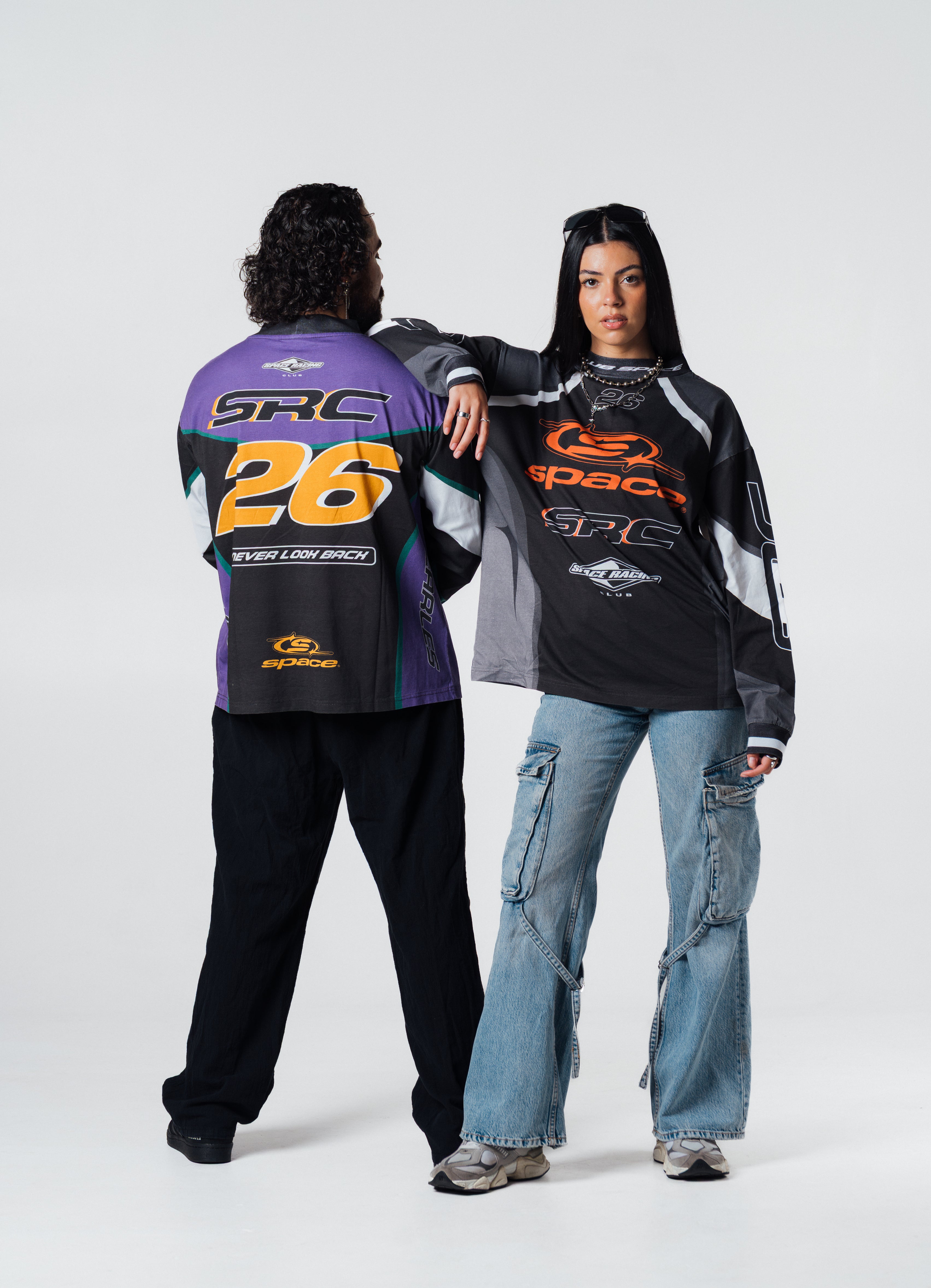 SPACE RACING CLUB MOTO JERSEY-BLACK