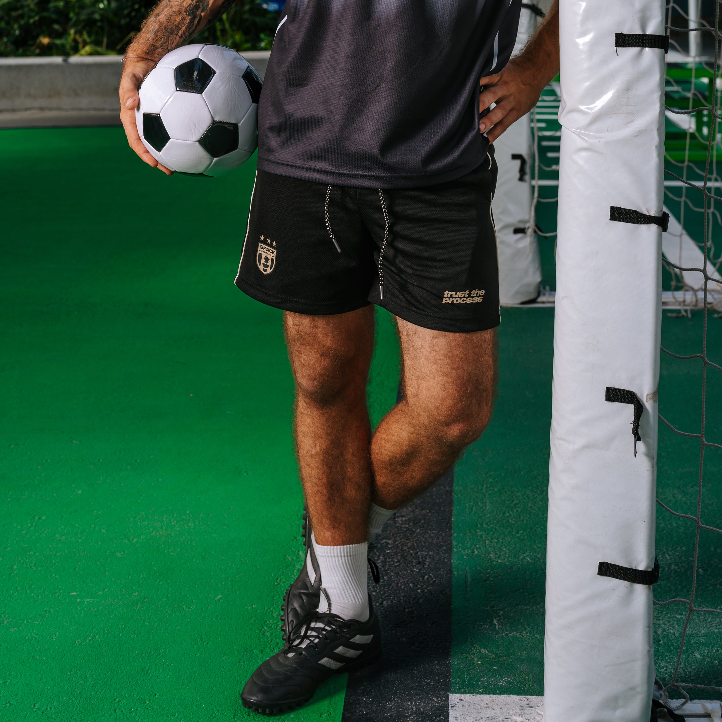 SPACE FC BLACK SHORTS