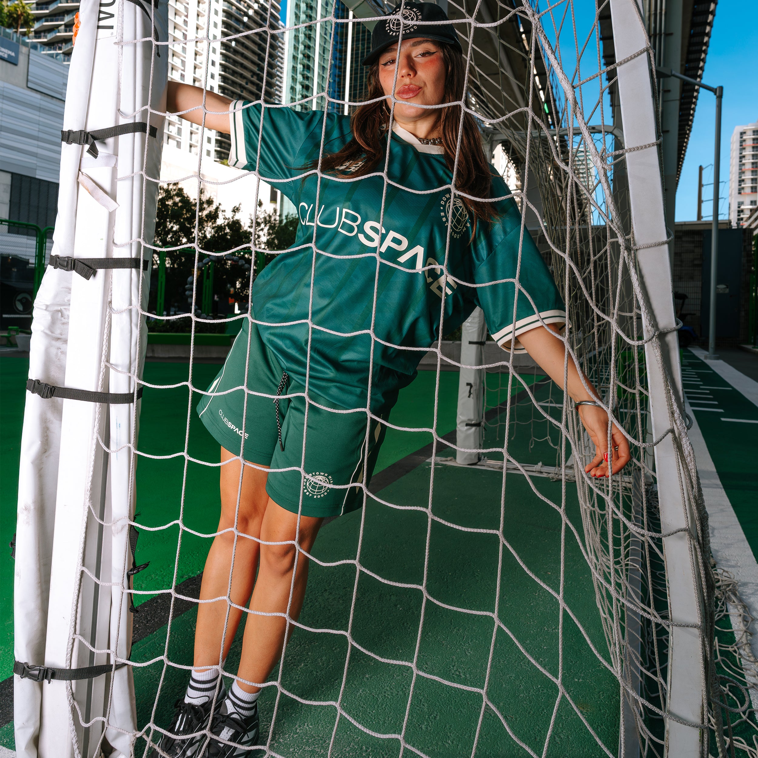 SPACE FC GREEN SHORTS